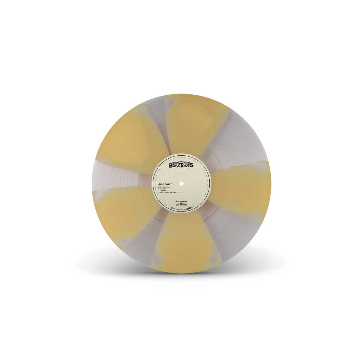 Pin Points And Gin Joints Mustard & Clear Cornetto Double LP