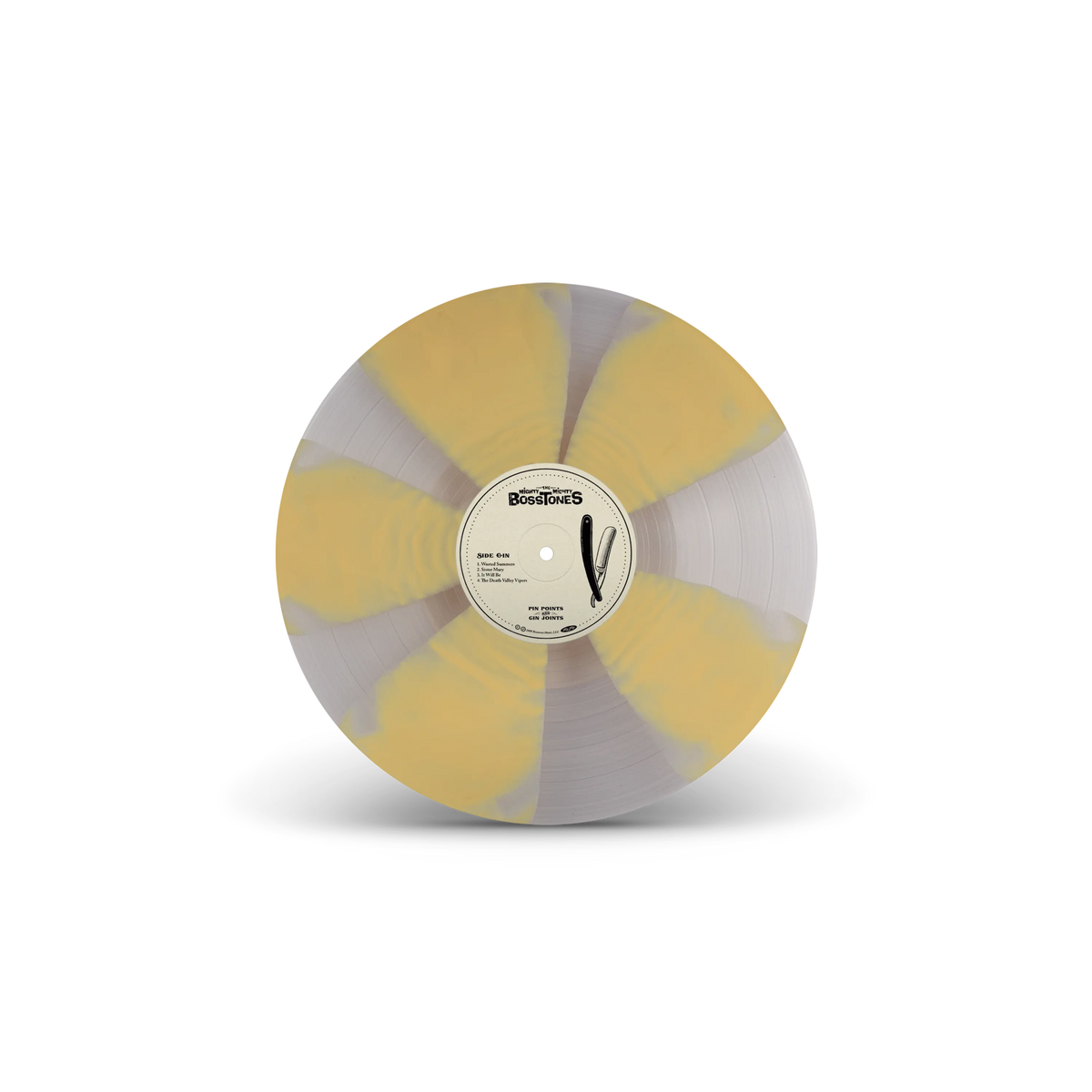 Pin Points And Gin Joints Mustard & Clear Cornetto Double LP