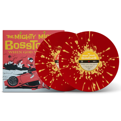 When God Was Great Red With Yellow Splatter Double LP