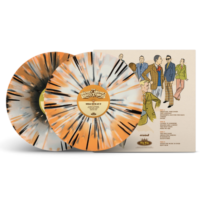 While We're At It Bone, Orange & Black Tri-Coloured A/B Side Double LP