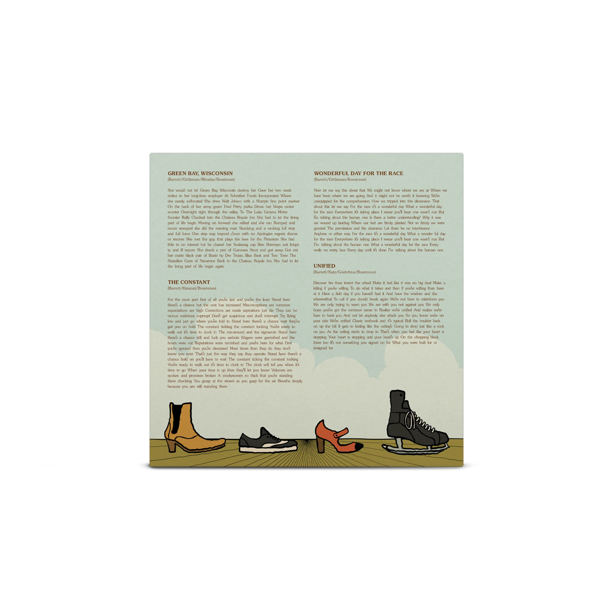 While We're At It Bone, Orange & Black Tri-Coloured A/B Side Double LP