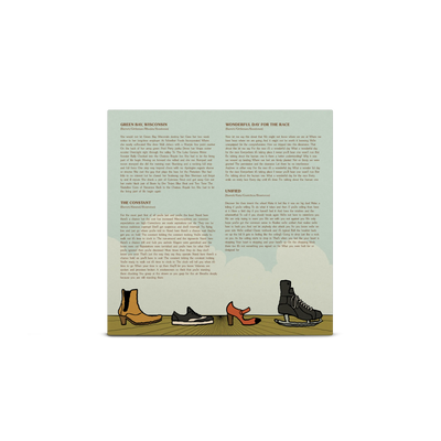 While We're At It Bone, Orange & Black Tri-Coloured A/B Side Double LP
