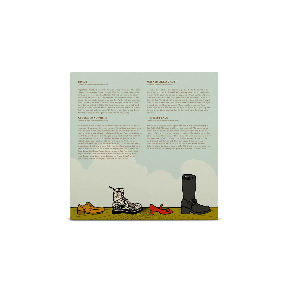 While We're At It Bone, Orange & Black Tri-Coloured A/B Side Double LP