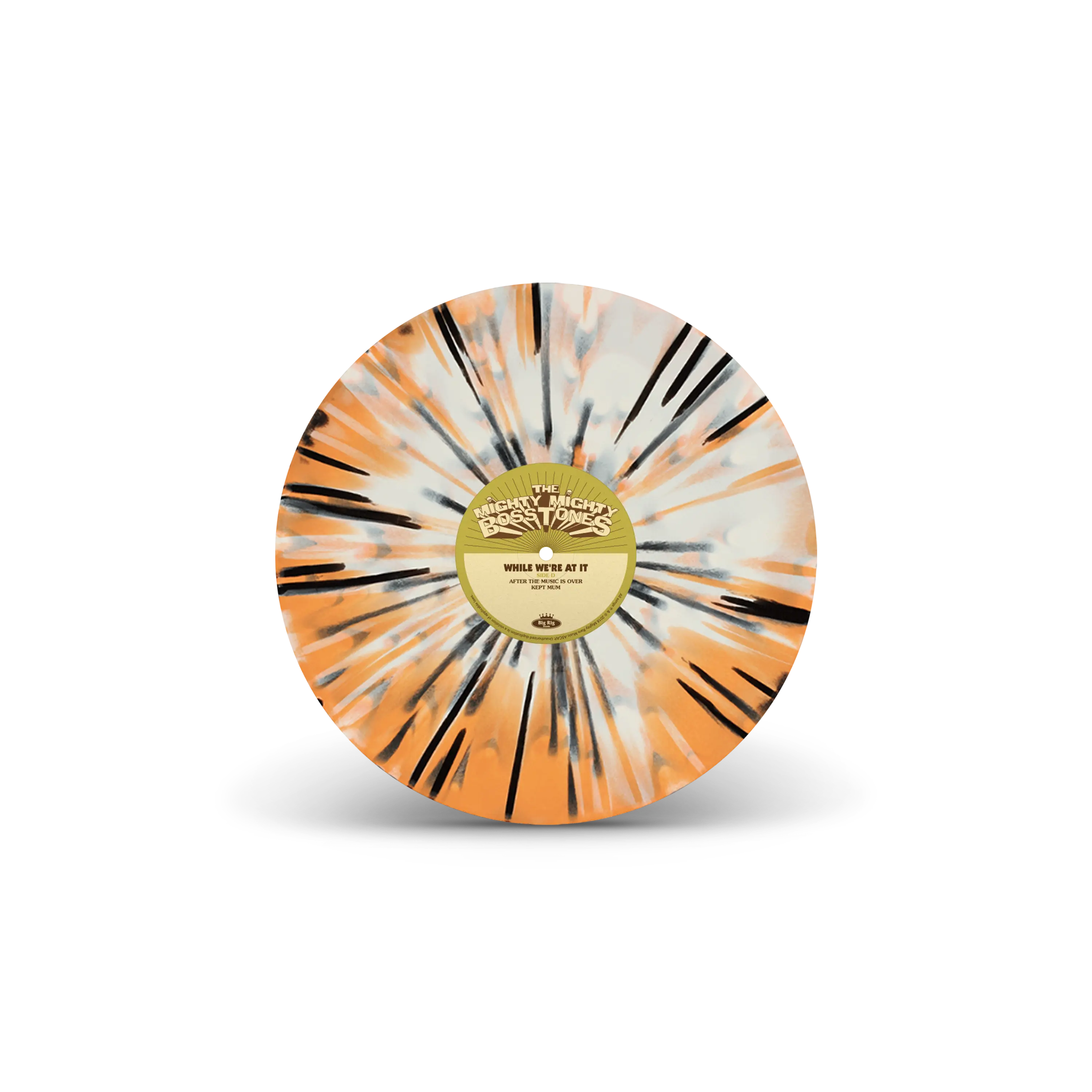 While We're At It Bone, Orange & Black Tri-Coloured A/B Side