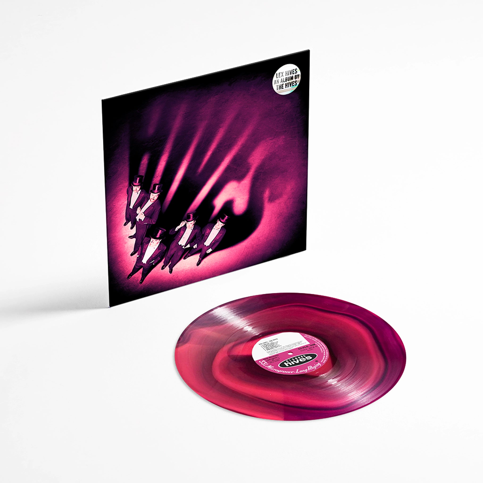 Lex Hives Magenta & Pink Ink Spot Vinyl LP – Rude Records Shop