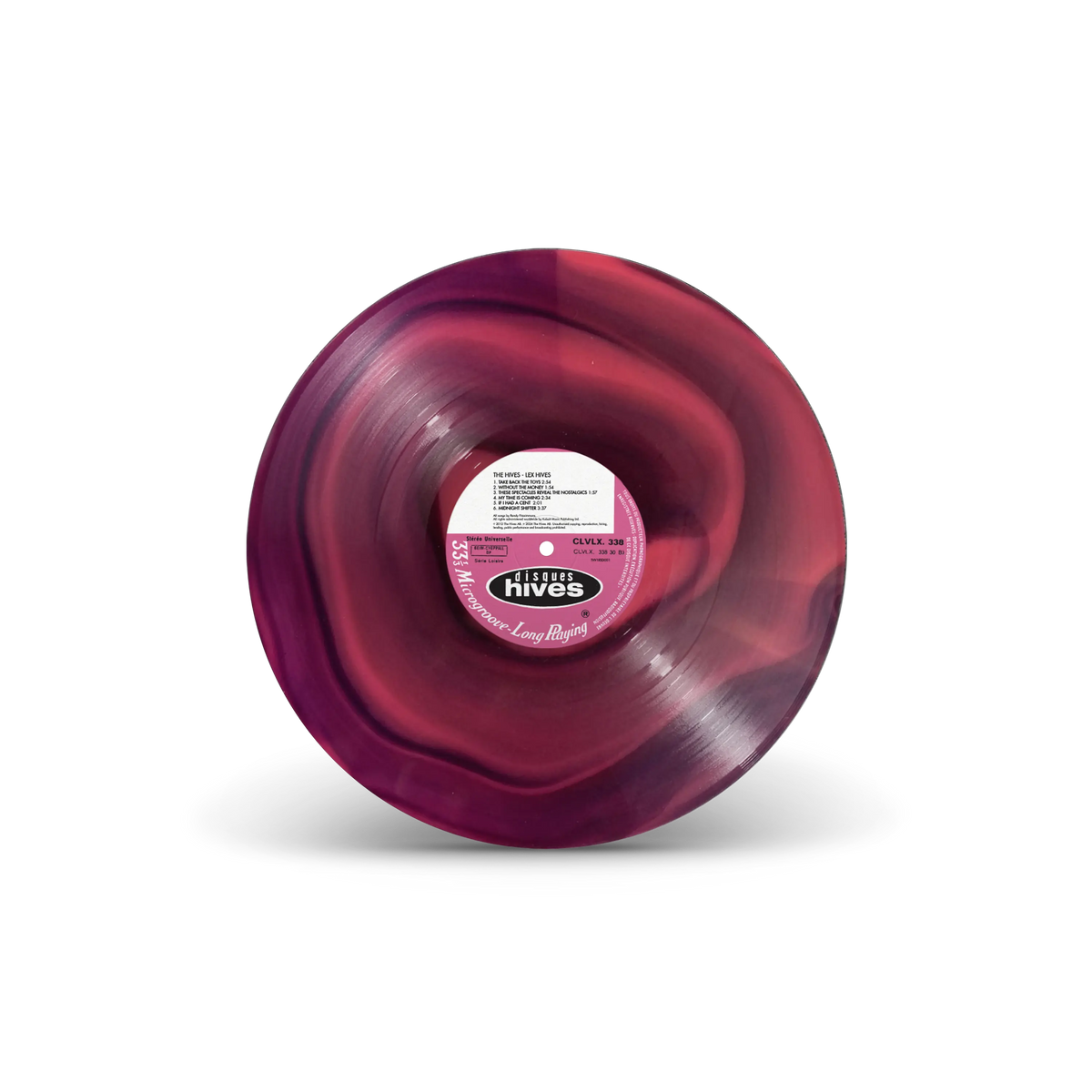Lex Hives Magenta & Pink Ink Spot LP