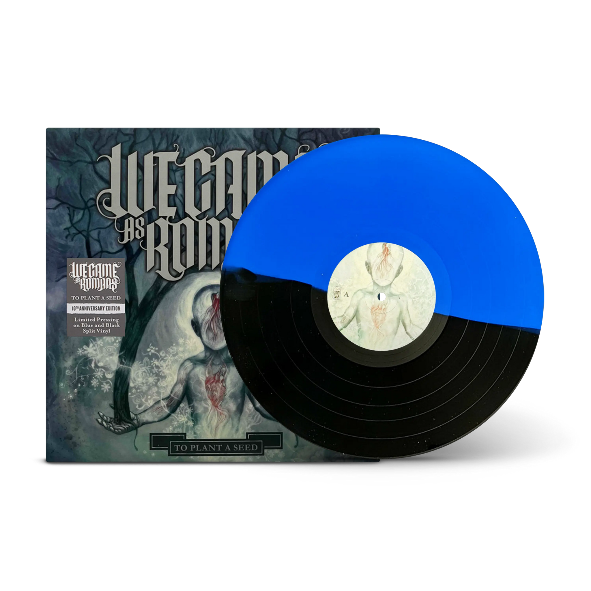To Plant A Seed Black & Opaque Dark Blue Half / Half LP