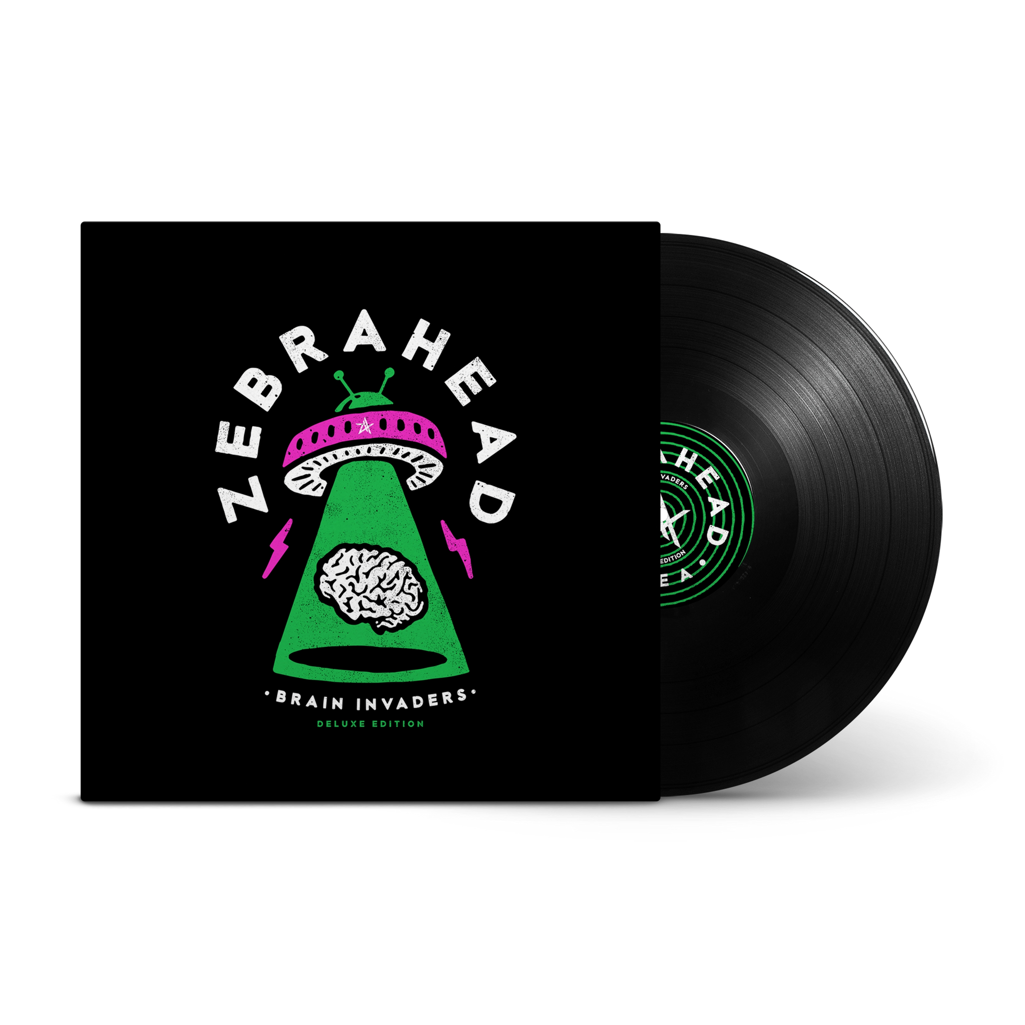 Brain Invaders (Deluxe Edition) Black LP – Rude Records Shop