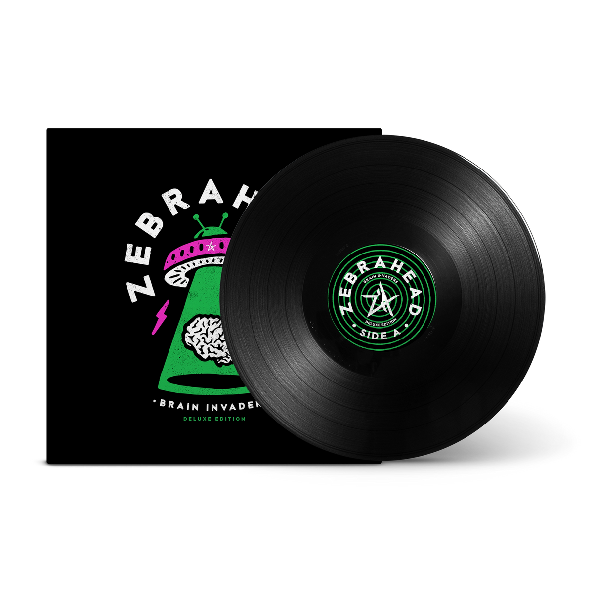 Brain Invaders (Deluxe Edition) Black LP