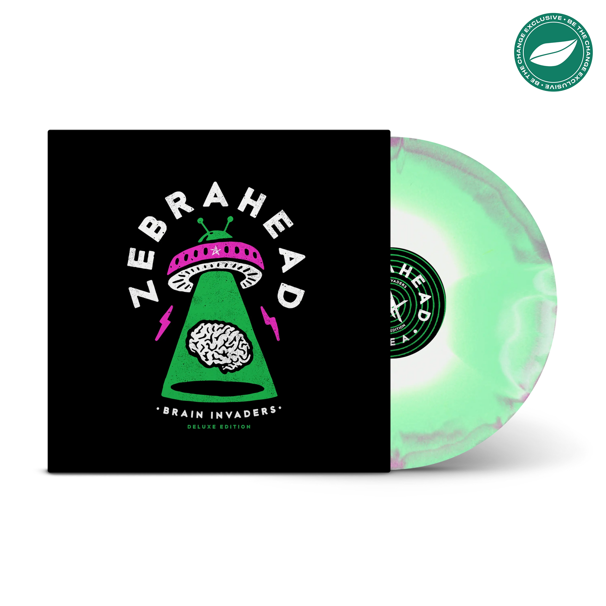 Brain Invaders (Deluxe Edition) Green, White & Purple Tri-Coloured Brain Invaders (Deluxe Edition) Green, White & Purple Tri-Coloured