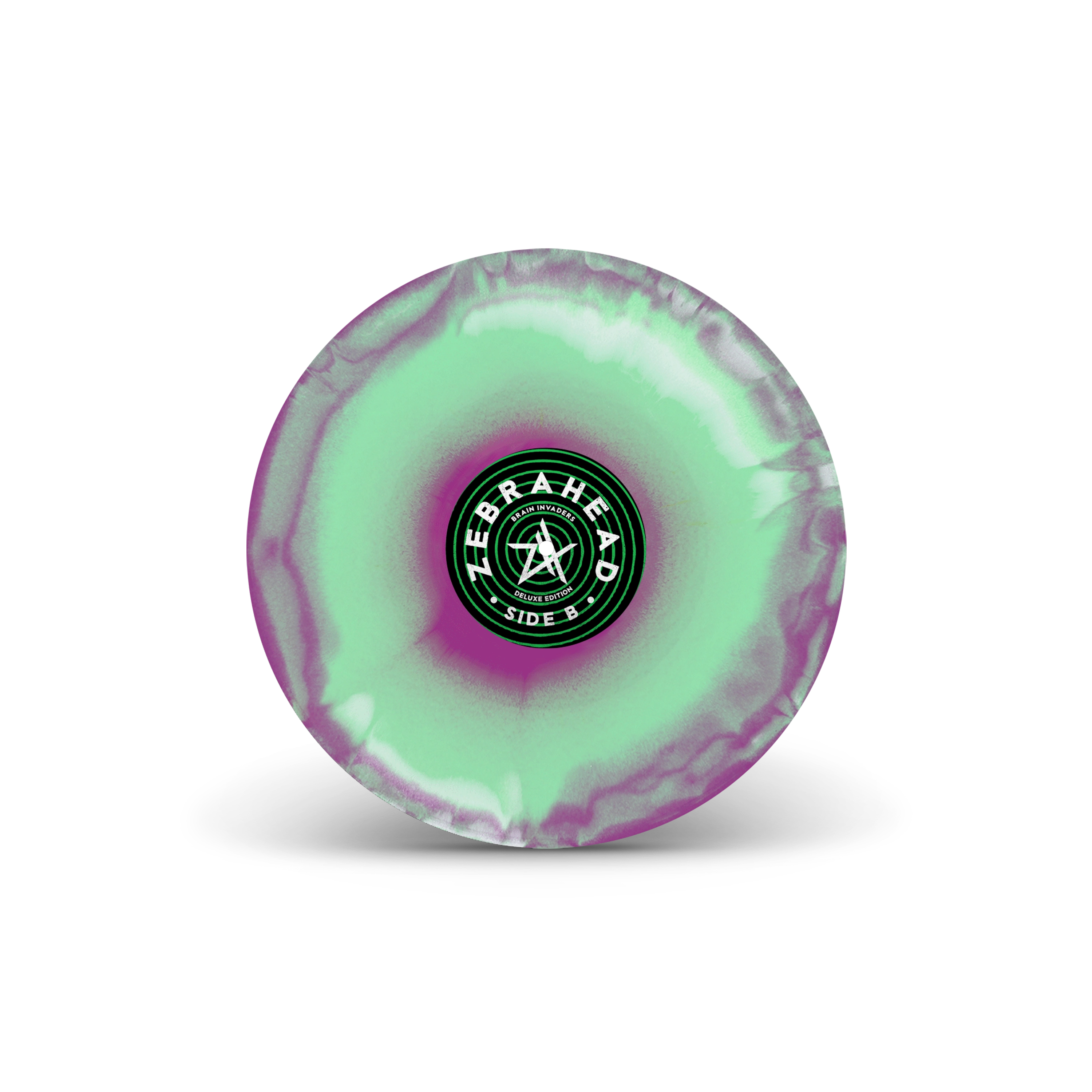 Brain Invaders (Deluxe Edition) Green, White & Purple Tri-Coloured