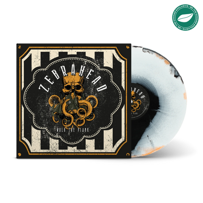 Walk The Plank Black, White & Orange Tri-Coloured A/B Side LP