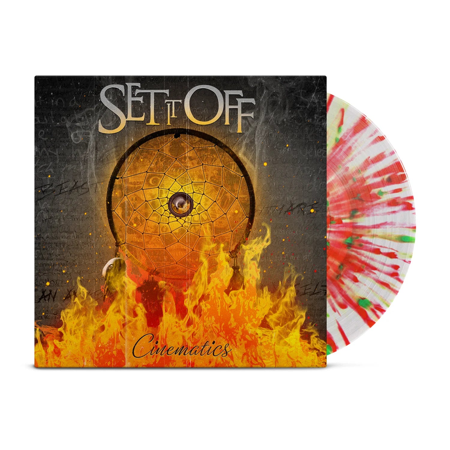 Cinematics Clear with Red & Green Splatter LP
