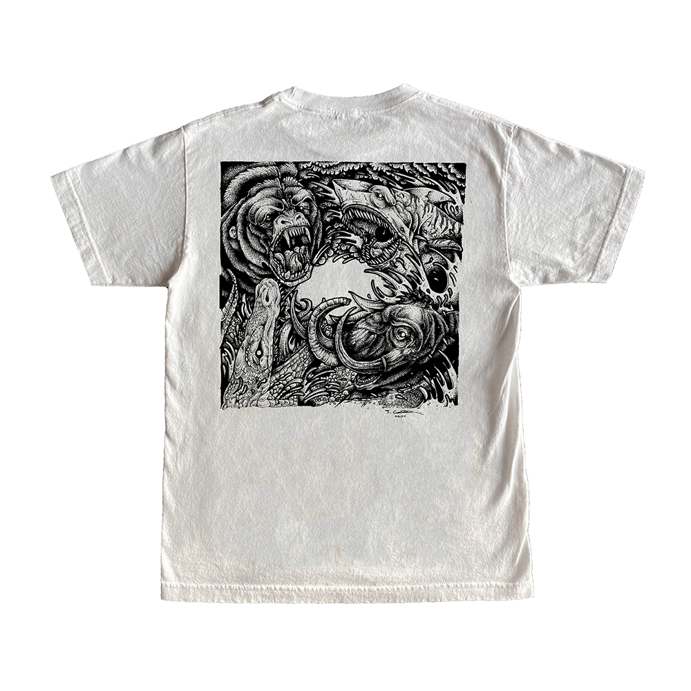 Closure Linework White T-Shirt