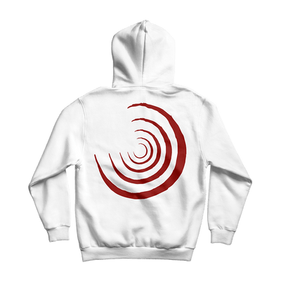 Fallen Devil White Hoodie