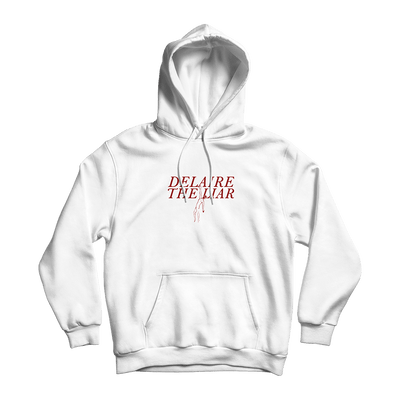 Fallen Devil White Hoodie