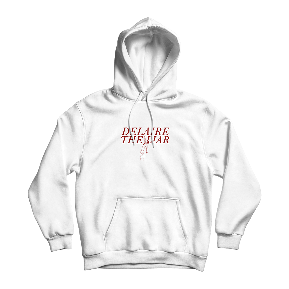 Fallen Devil White Hoodie