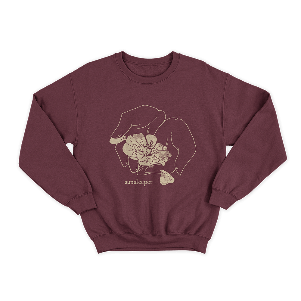 Hands Burgundy Crewneck