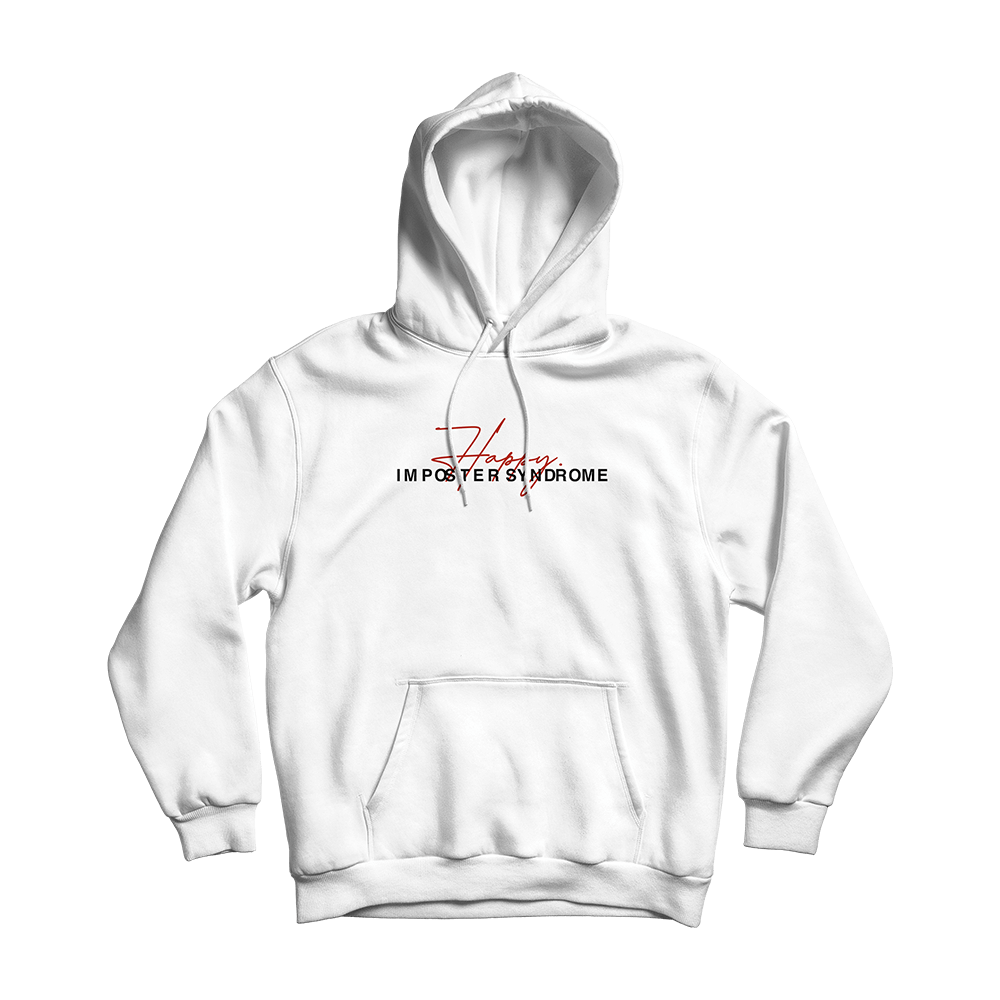 Imposter Syndrome White Hoodie