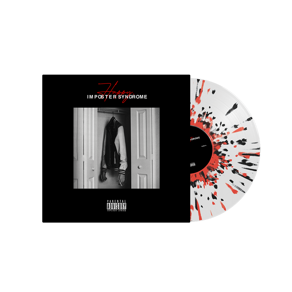 Imposter Syndrome Transparent w/ Red & Black Splatter Vinyl LP