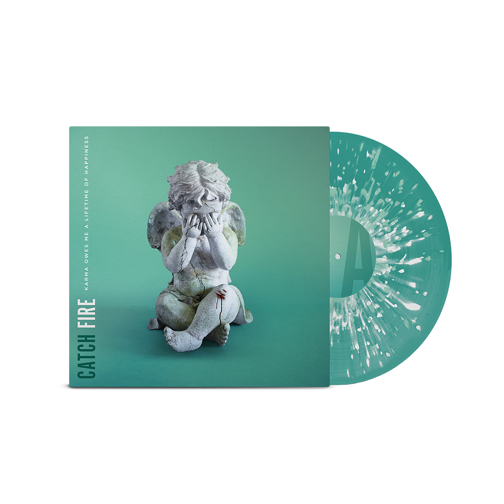 Karma Owes Me A Lifetime Of Happiness Green w/ White & Emerald Green Splatter LP