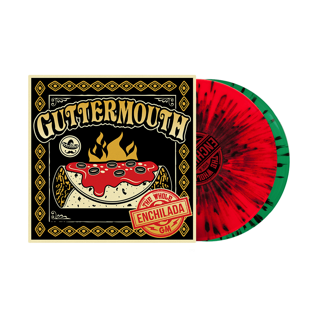 The Whole Enchilada Green & Red w/ Black Splatter Double Vinyl LP