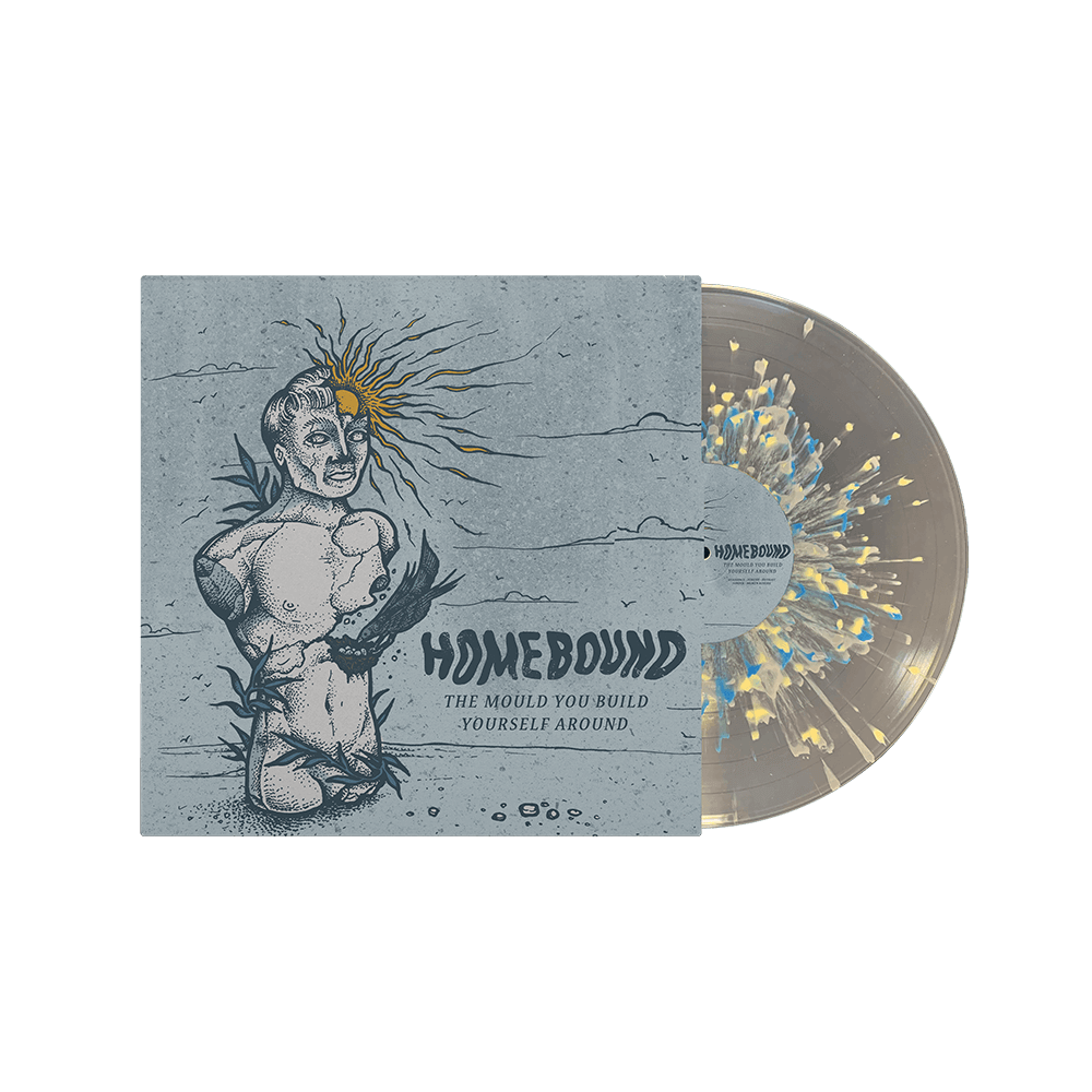 The Mould You Build Yourself Around Clear w/ Yellow, Blue & Grey Splatter LP