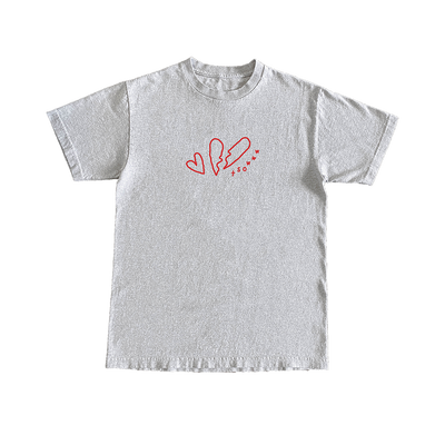 Waxflower-Heart-Grey-Tee-Front