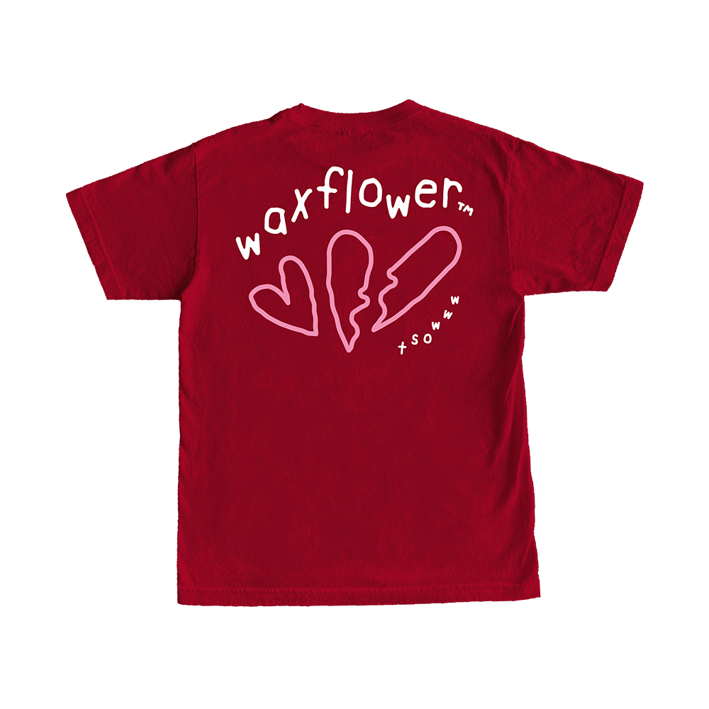Broken Heart Valentine's Special Dark Red T-Shirt – Rude Records Shop