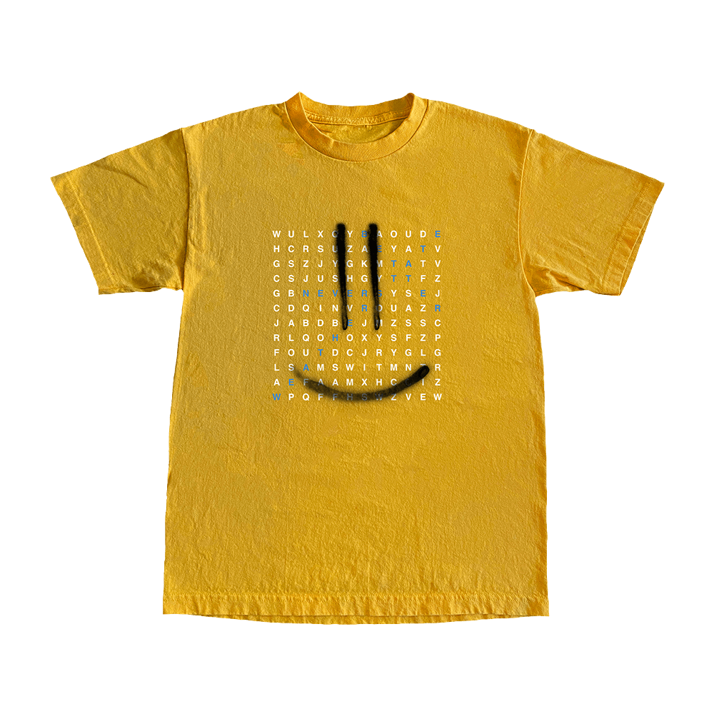 Crosswords Yellow T-Shirt