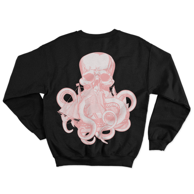 Octopus Black Crewneck